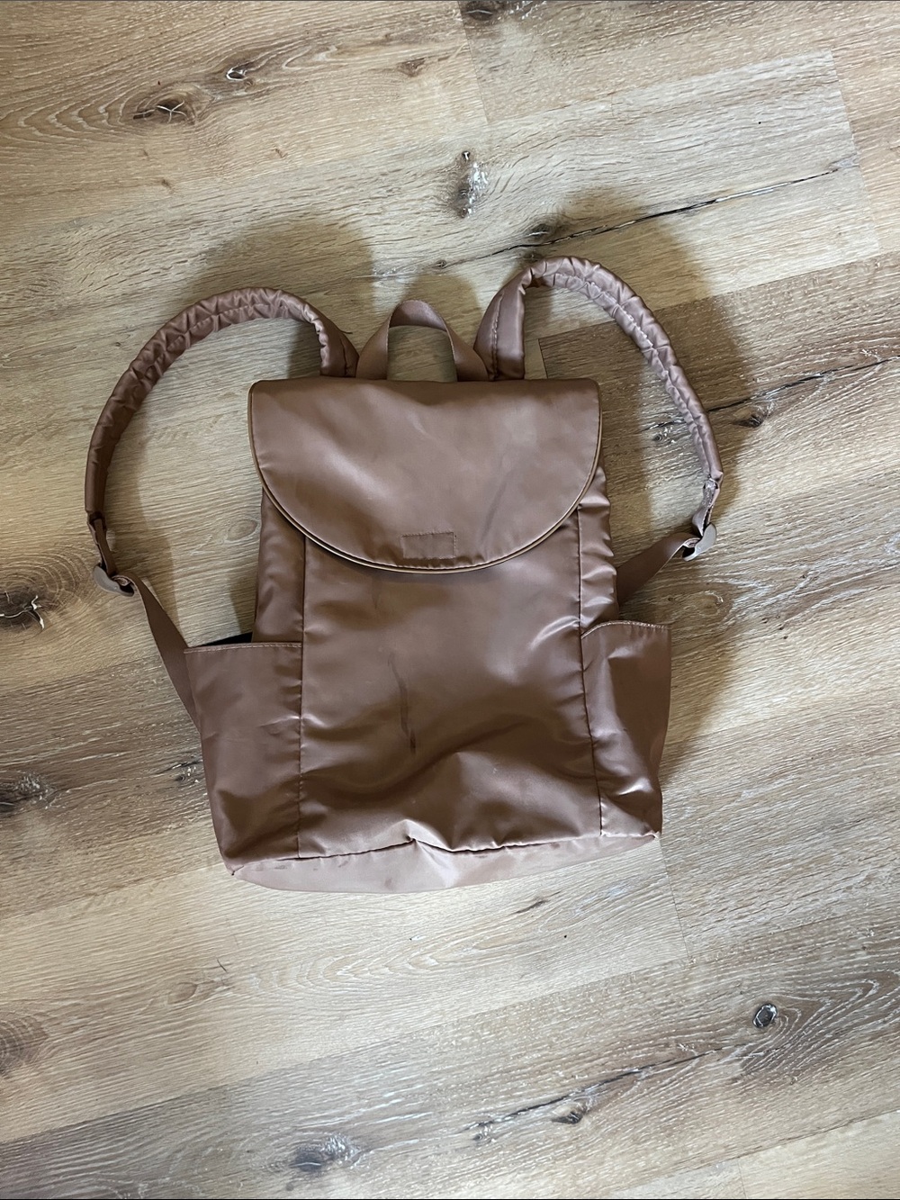 Everyday Casual Backpack in Light Brown - Women Bags